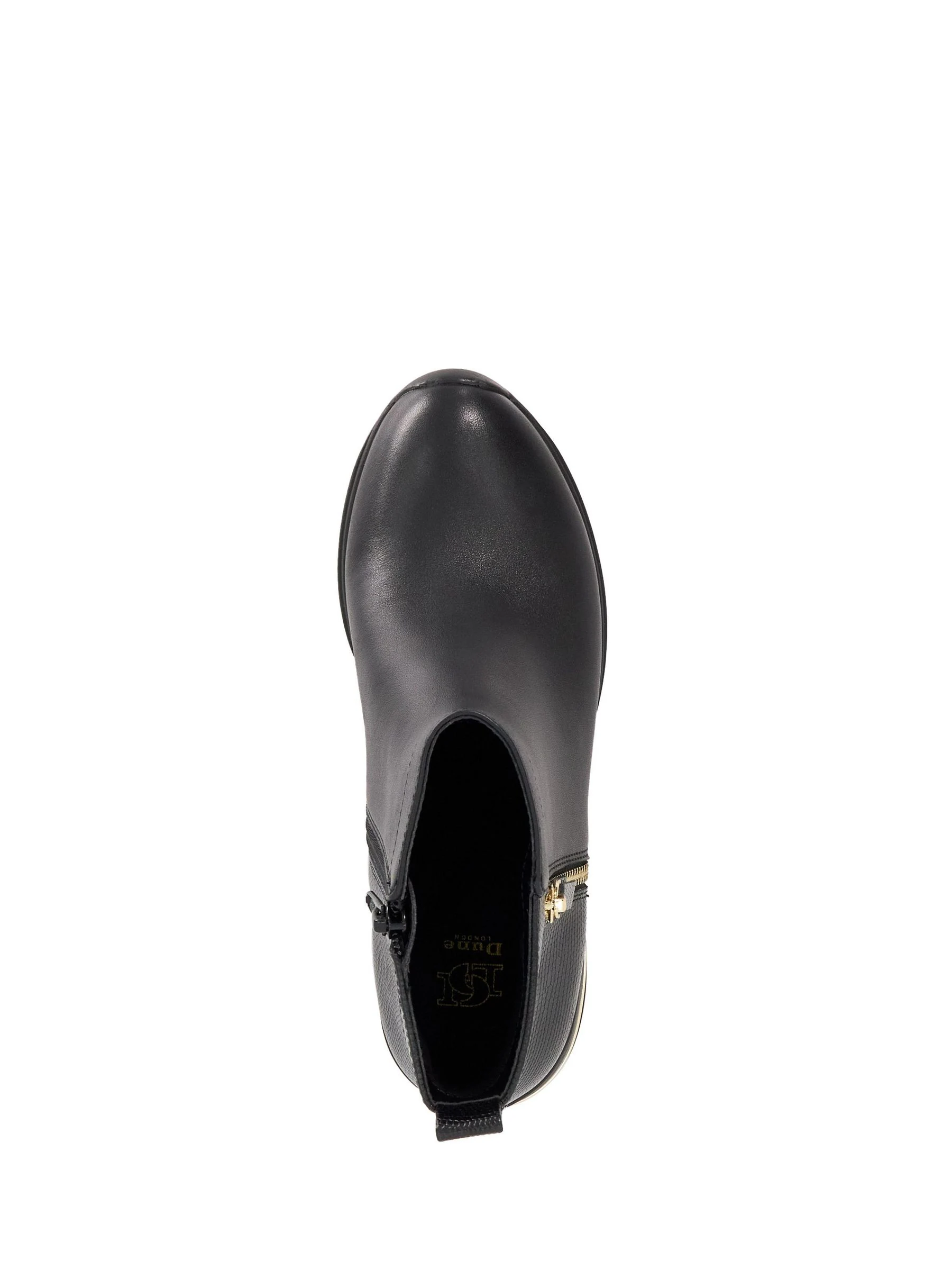 Dune London Everyone Side Zip Wedge Sport Trainers