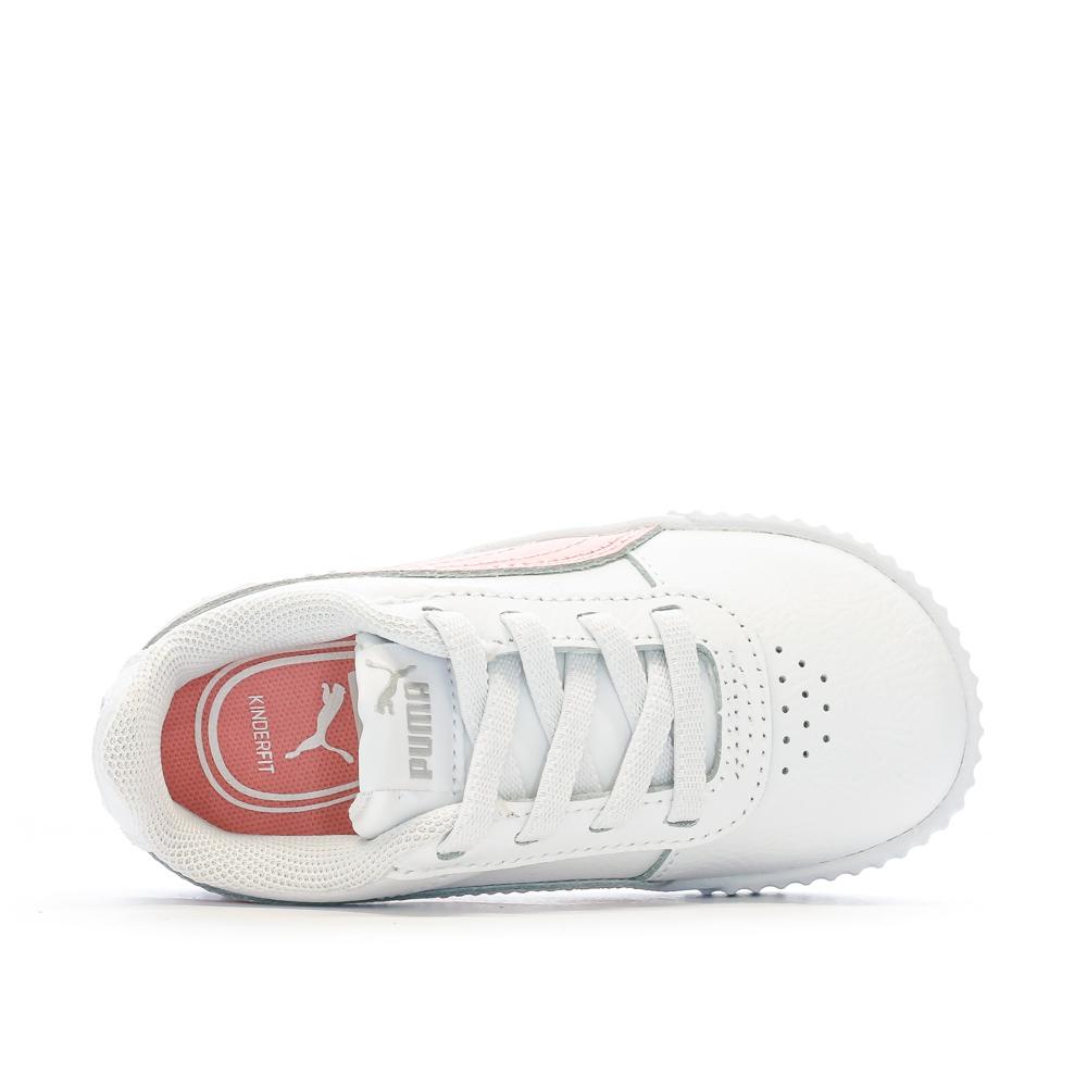 Puma Baskets Blanche/Rose Fille Puma Inf Carina