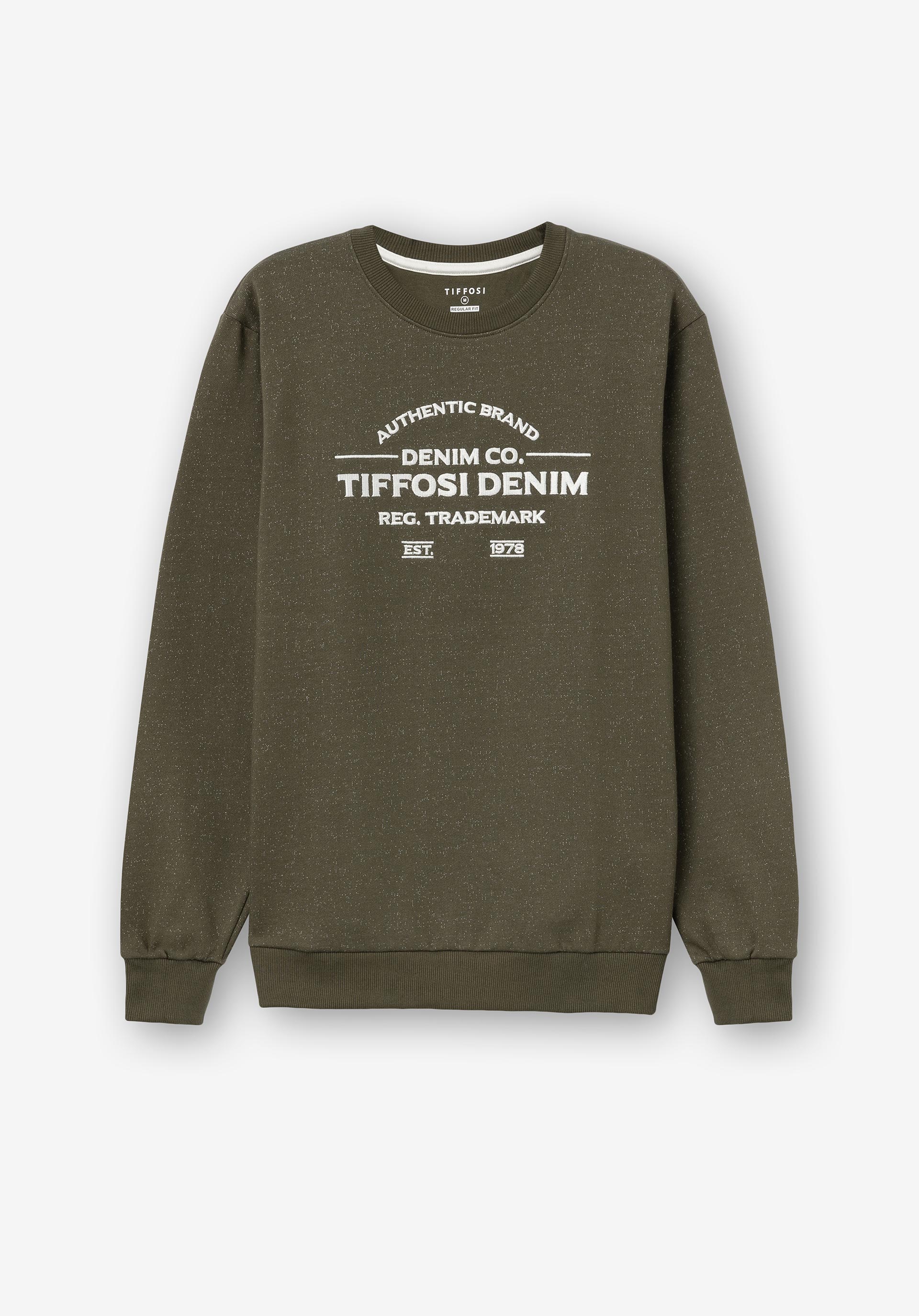 Sweatshirt com Bordado Frontal