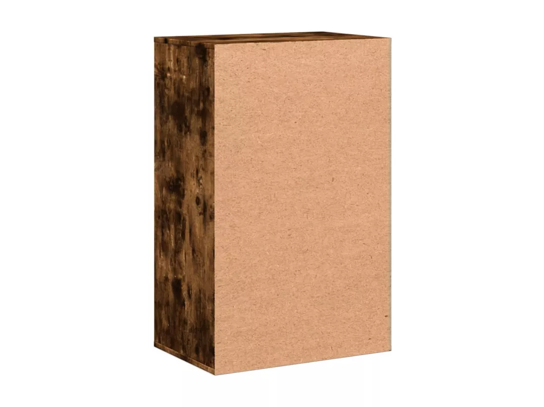 Armoire de rangement chêne fumé 56,5x39x90 cm bois d'ingénierie