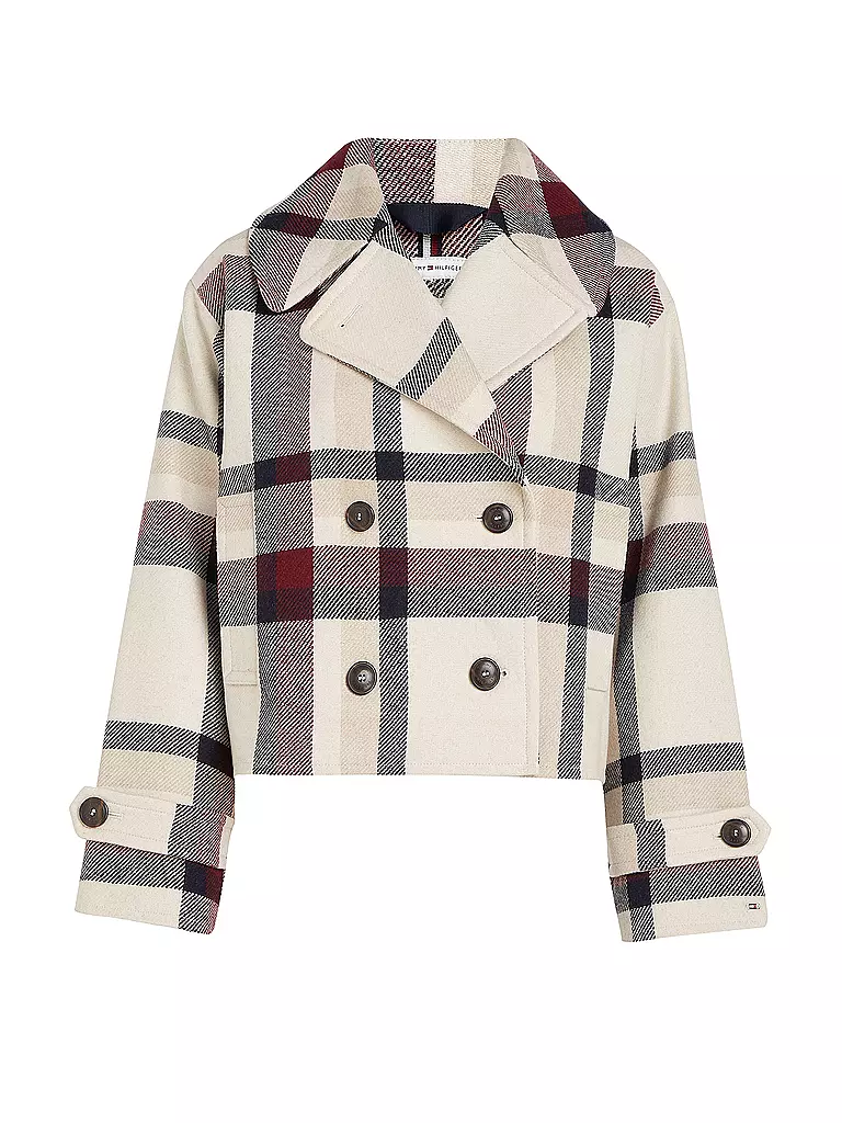 TOMMY HILFIGER Wolljacke creme