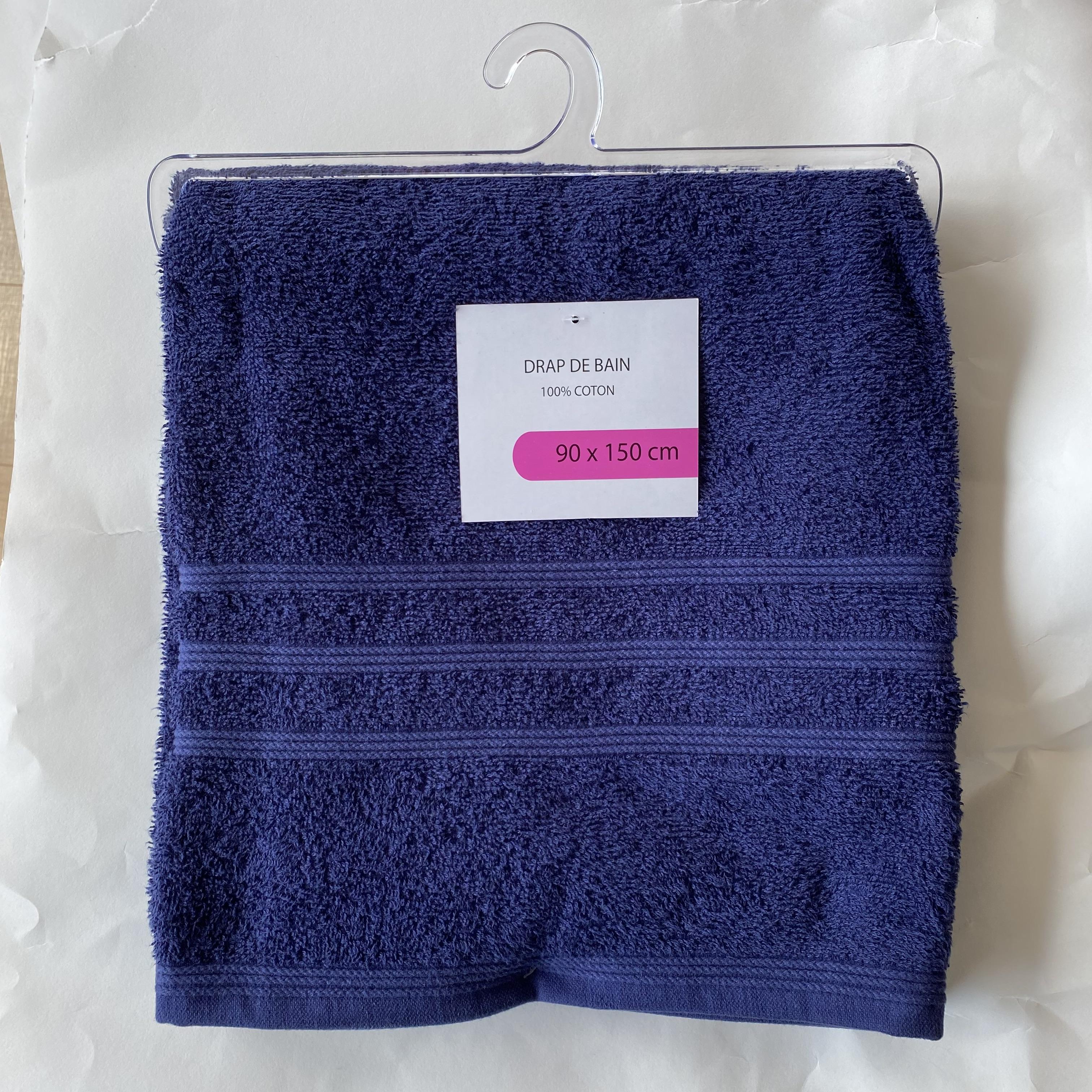DRAP BAIN 90X150CM BLEU