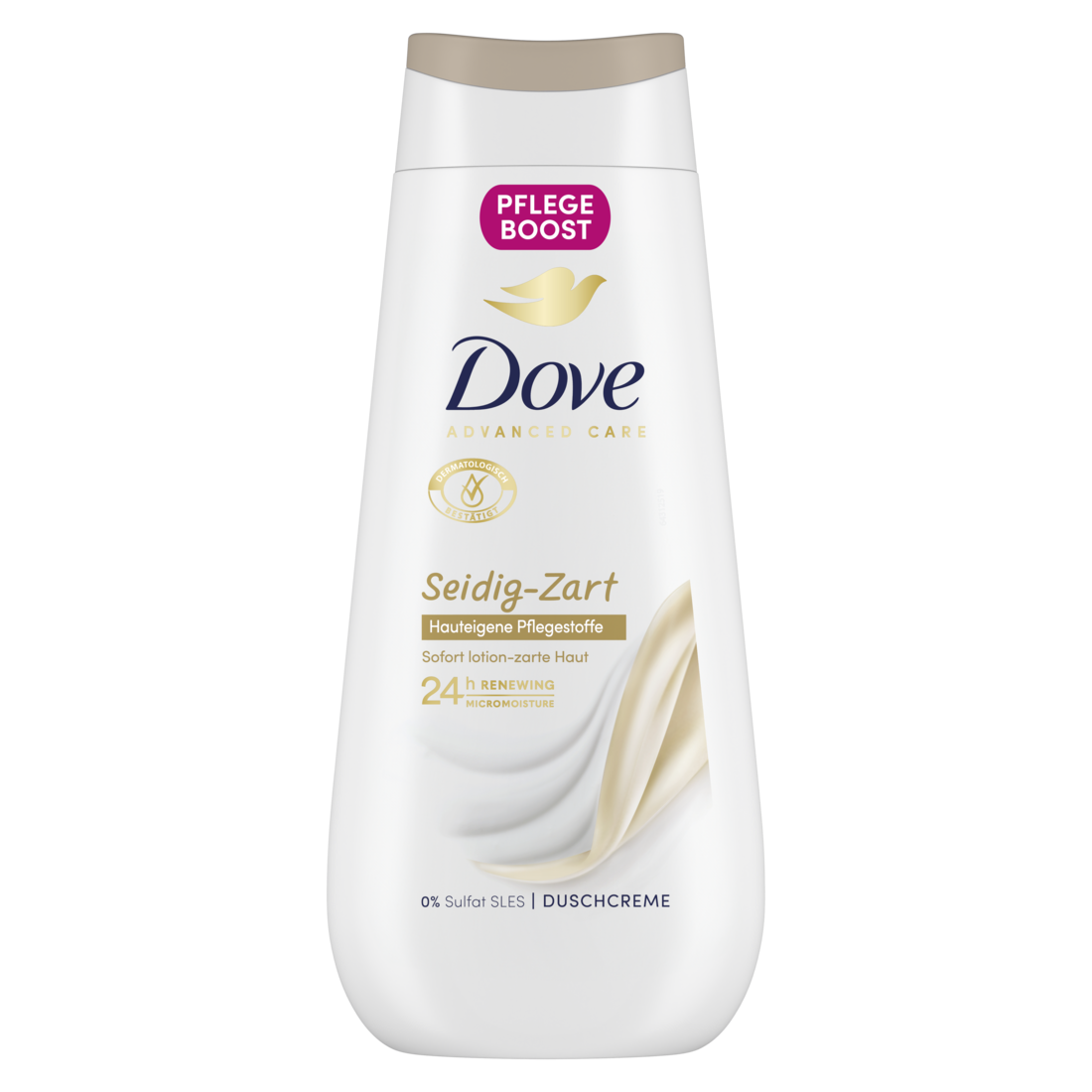 DOVE Advanced Care Duschcreme<br>225 ml, Flasche, Creme, Seidig-Zart
