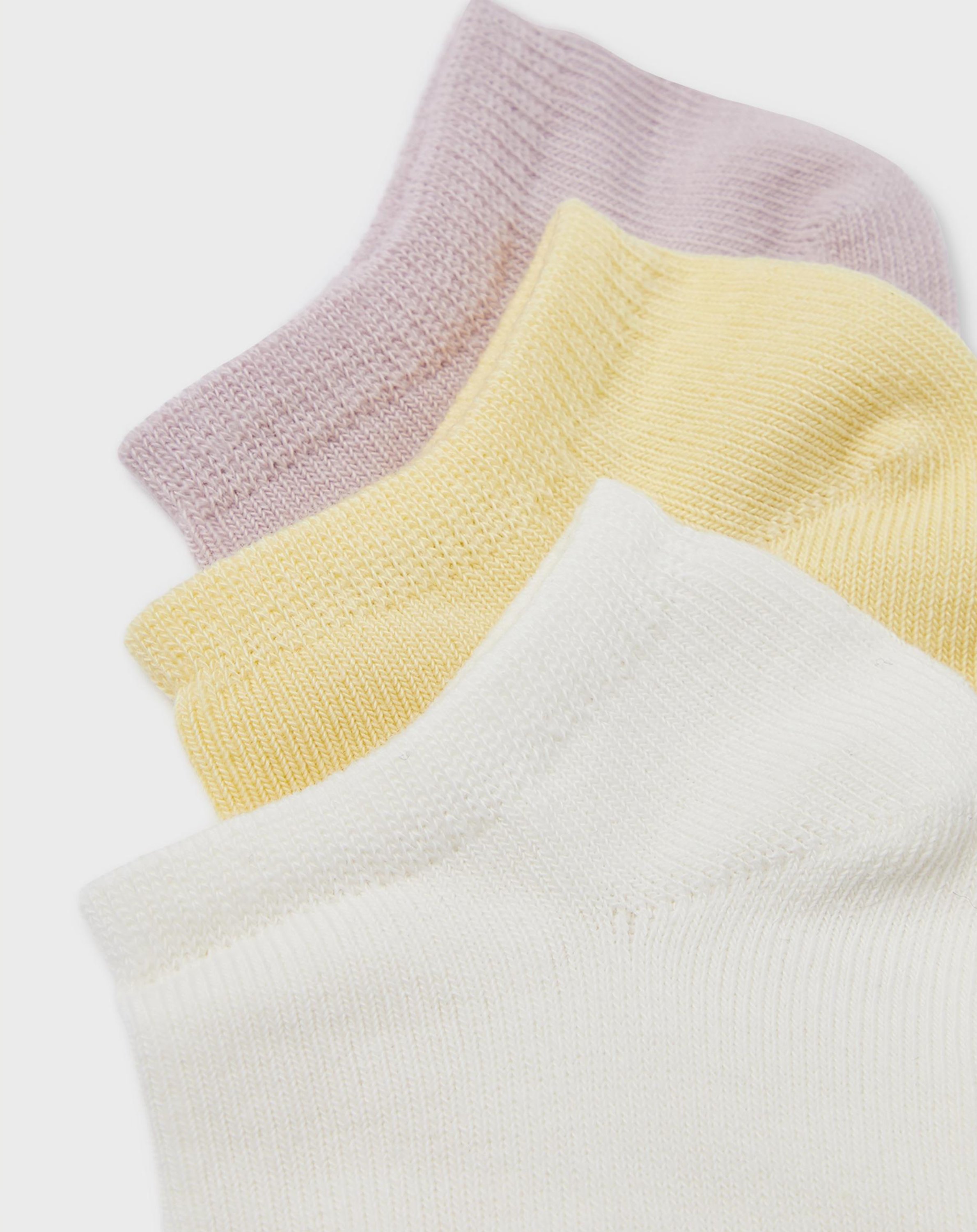 Sneaker-Socken NMFVILMA 3er-Pack in double cream