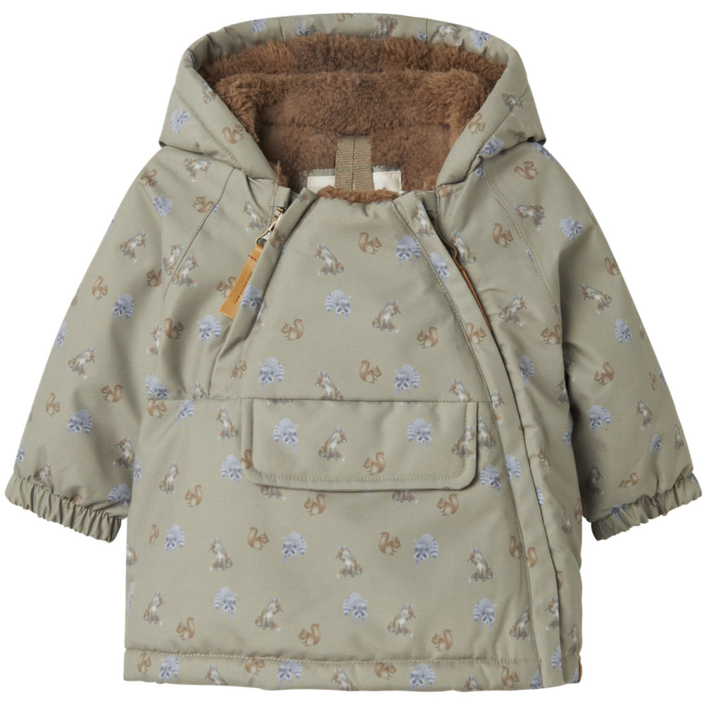 Køb Lil'Atelier Overland Trek Animals Nbmlasnow05 Jkt Aop Fo Lil