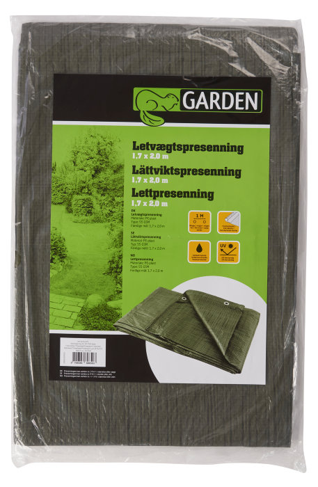Presenning 170 x 200 cm - Garden