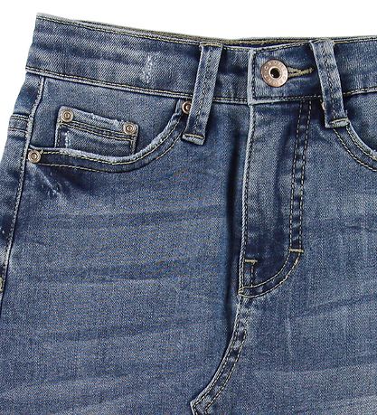 Grønt Maxi Nederdel - Janni - Blå Denim