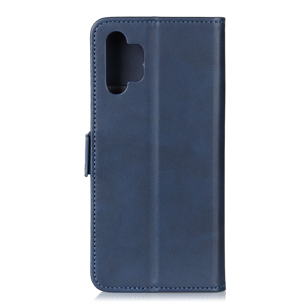 Samsung Galaxy A32 (4G) Vintage Leder Tasche Flip Cover Fashion Design - Blau