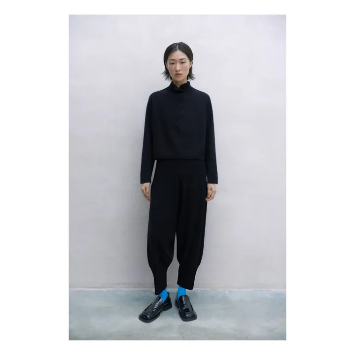 Cordera Pantalon Pleated | Noir