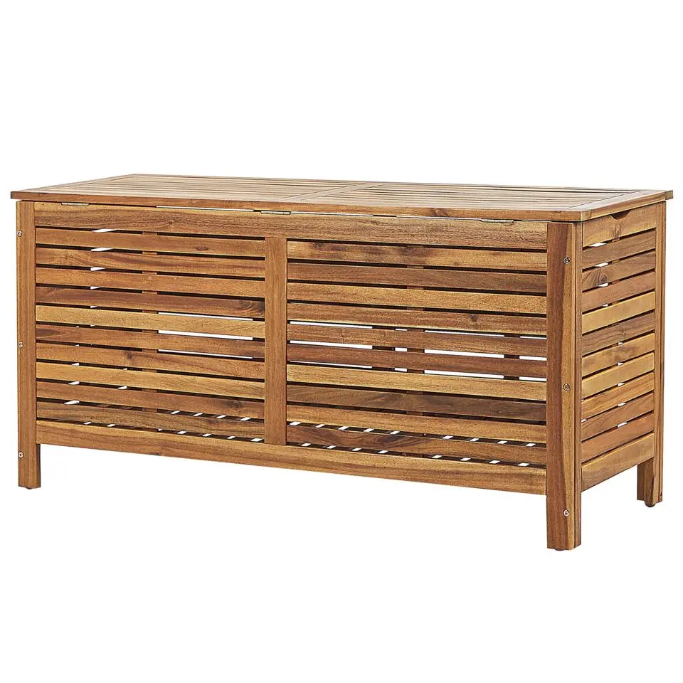 RIVIERA - Kussenbox - Lichte houtkleur - 130 cm - Acaciahout