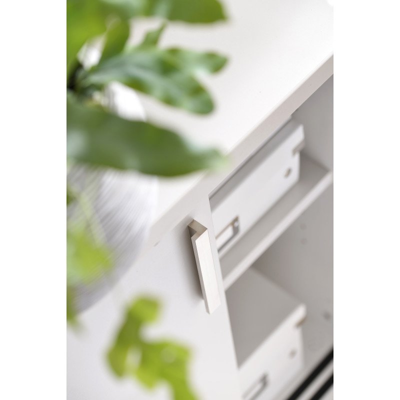 Bahut H 72,5 x L 160 cm blanc corps blanc Eden