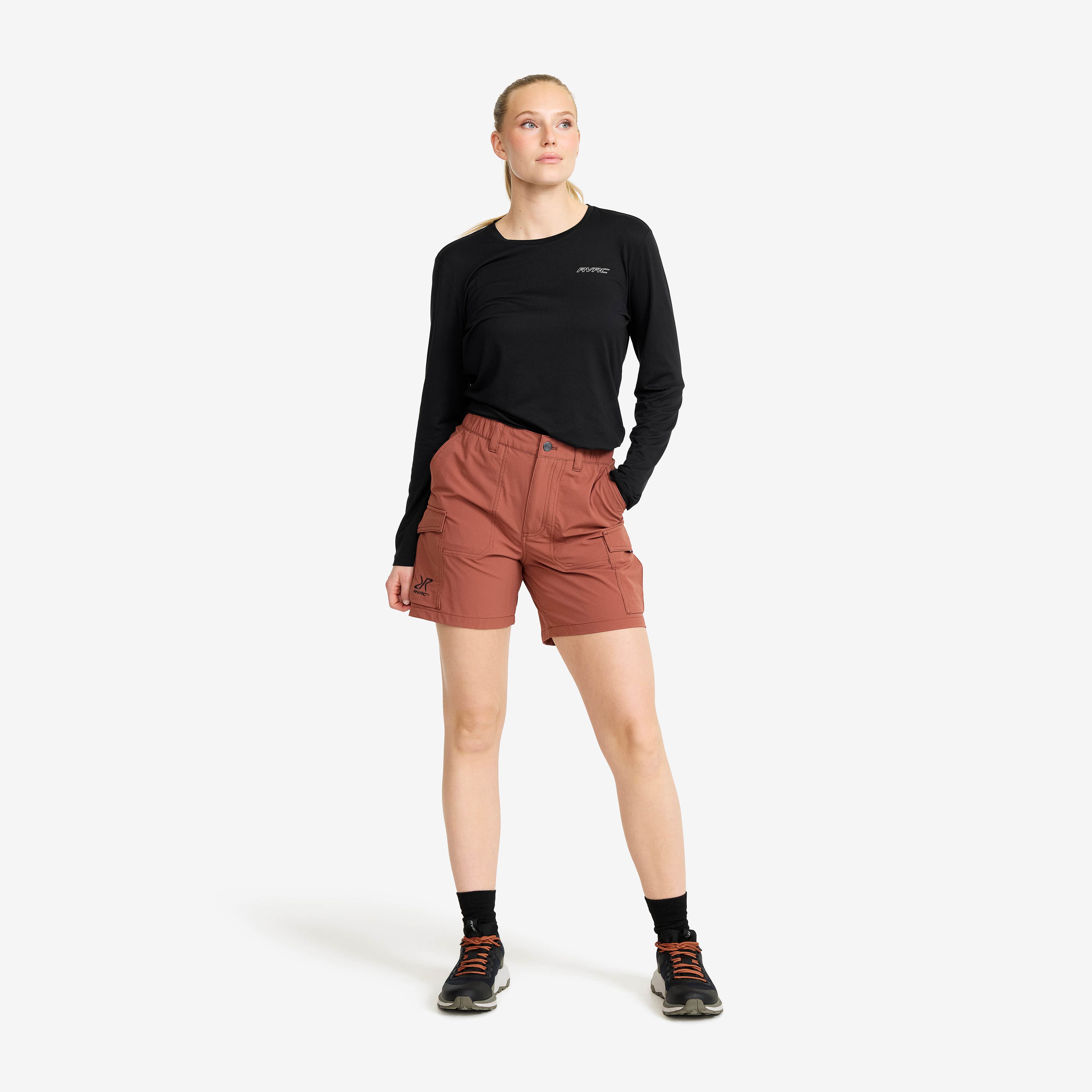 Adventure Cargo Stretch Shorts Dame Pink Mahogany