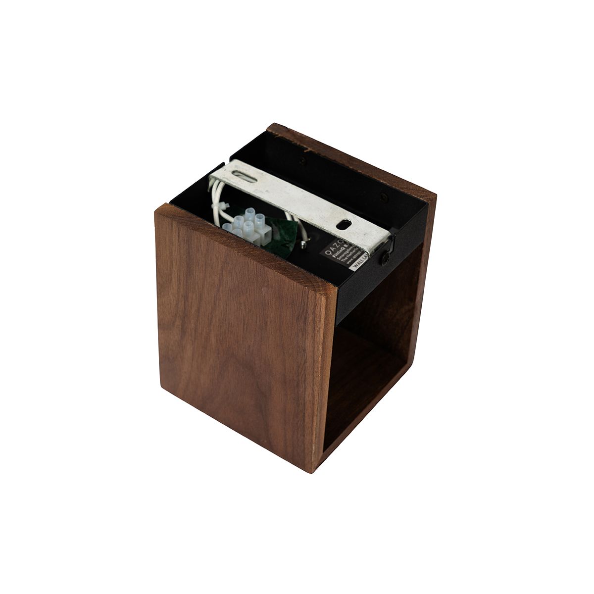 Set van 4 smart wandlampen walnoot hout incl. Wifi G9 - Transfer