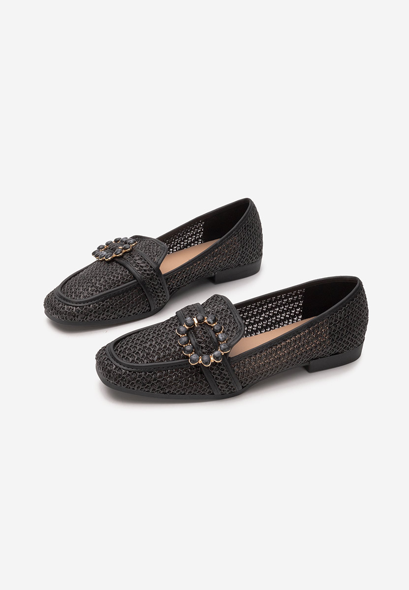 Mocassins femme noirs Megan