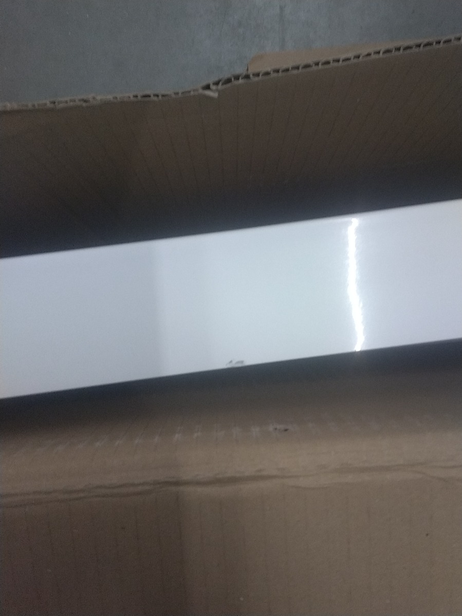 SCHADEMODEL: SaniGoods Kolo wastafel 100cm zonder kraangat wit glans