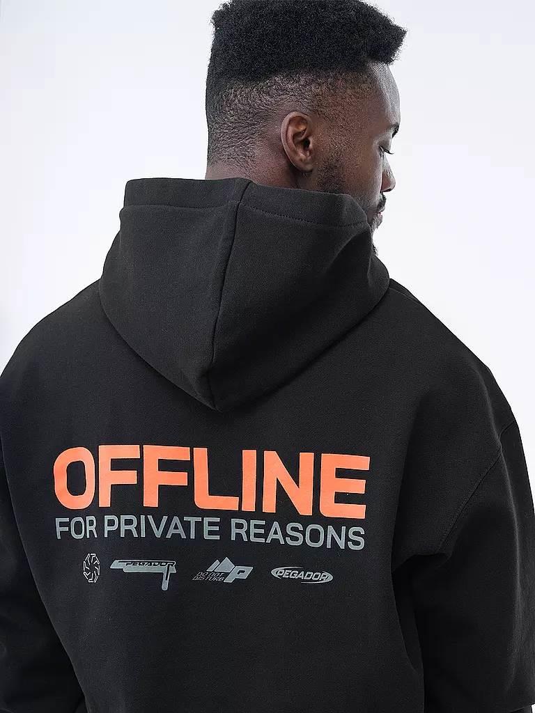 PEGADOR Kapuzensweater - Hoodie FURBER schwarz