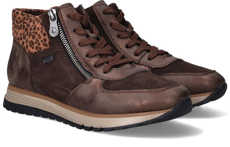 Rieker Veterboots Bruin Dames