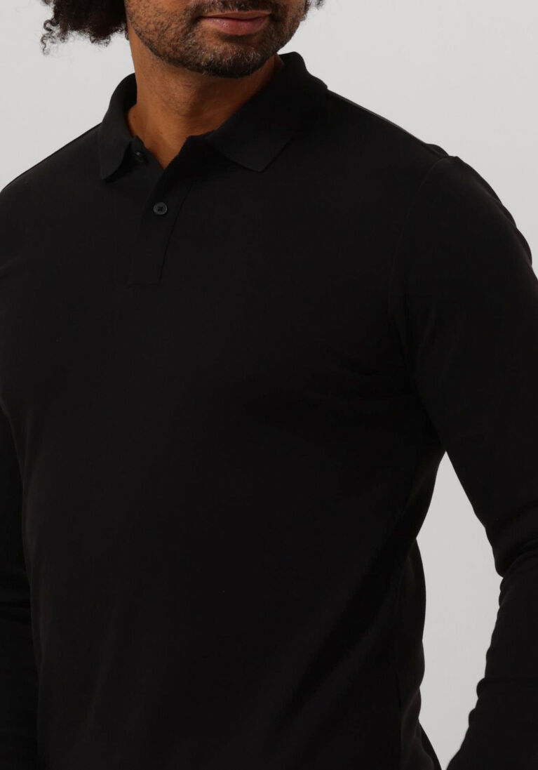SELECTED HOMME zwarte selected homme polo slhslim-toulouse ls polo b noos