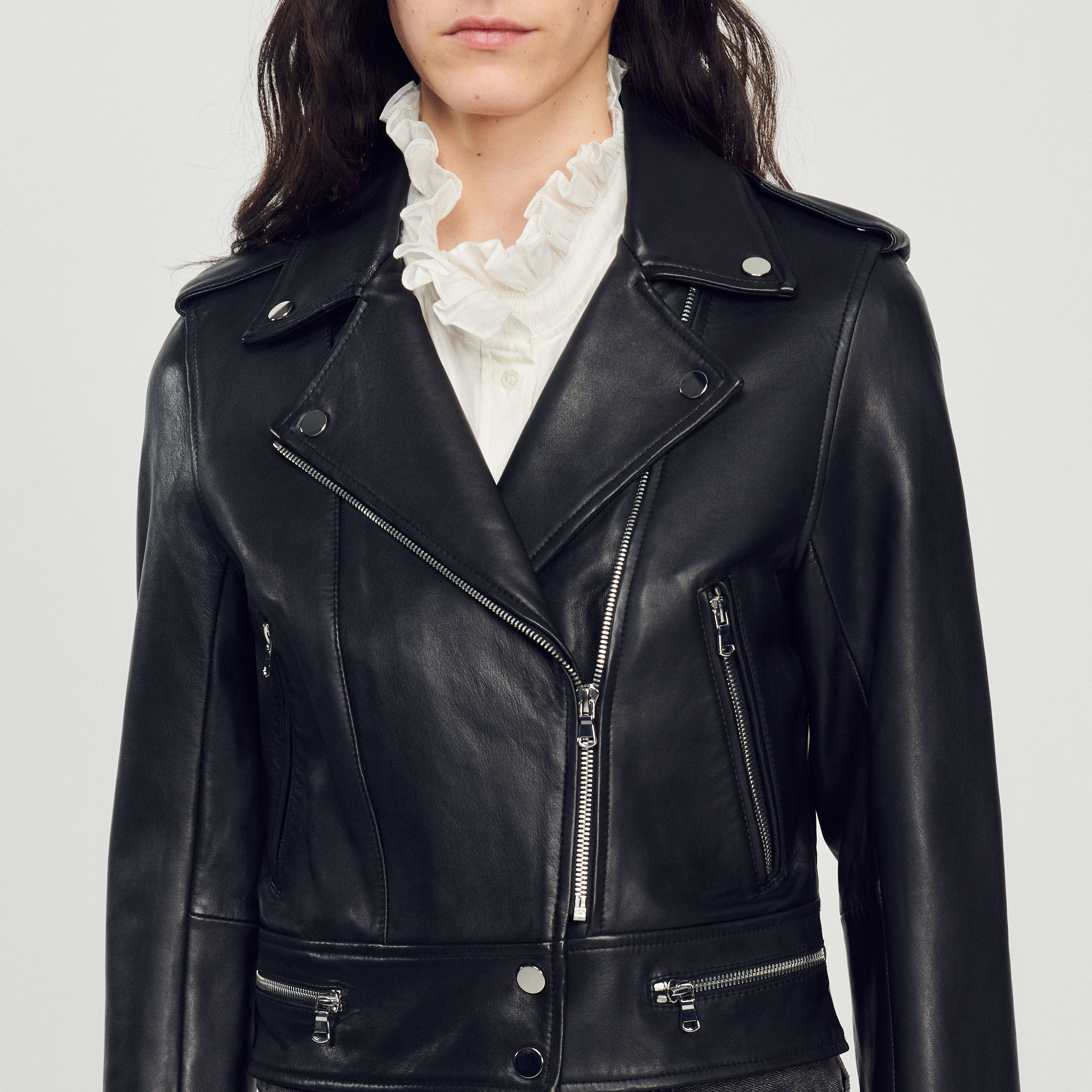 Blouson en cuir