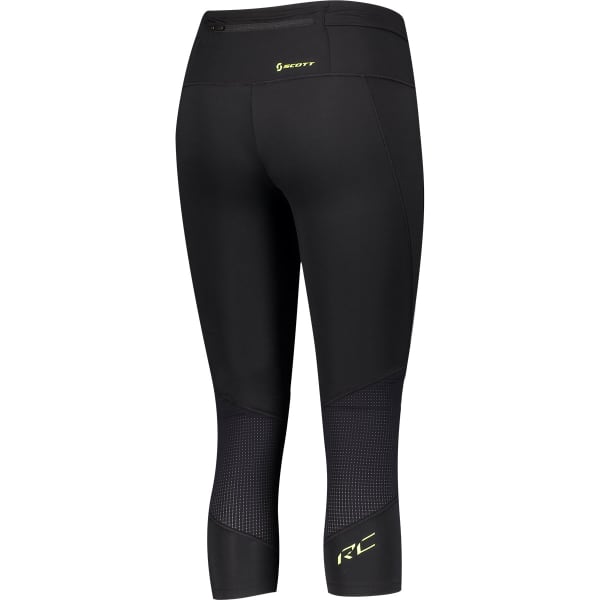 Short running SCOTT 3/4 TIGHT W'S RC RUN BLACK/YELLOW