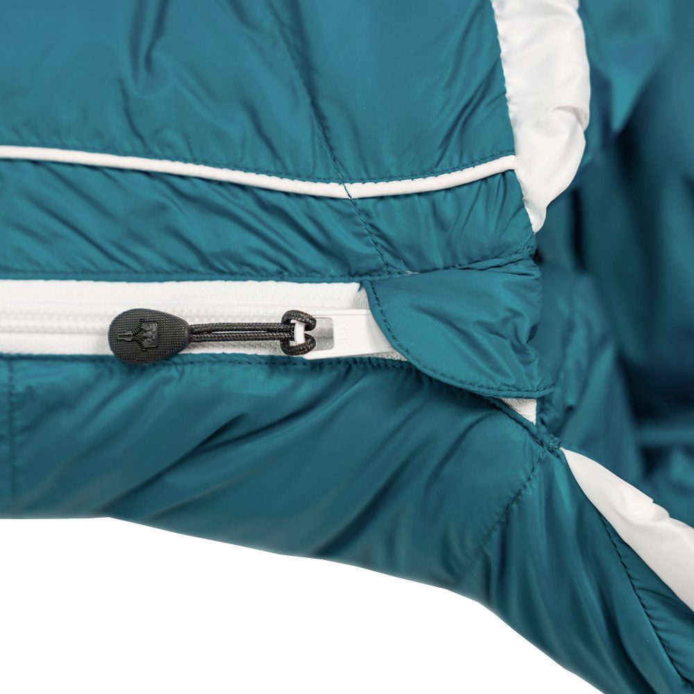 Grüezi Bag Biopod DownWool Subzero Comfort L Schlafsack autumn blue