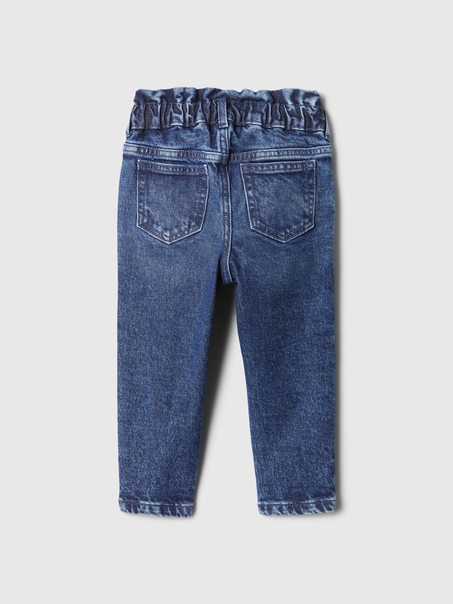 Gap mom jeans met ruches (6mnd-5jr)