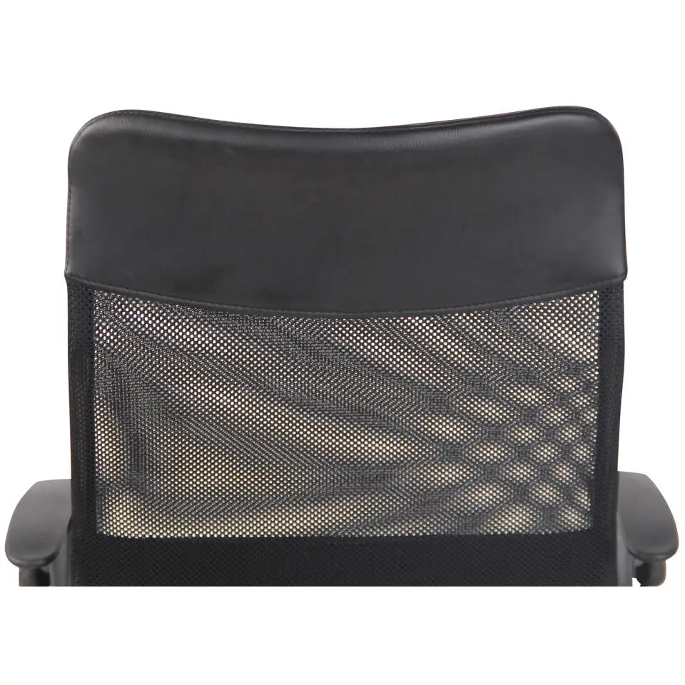 CLP Bureaustoel Korba chroom Frame - Microfiber - zwart
