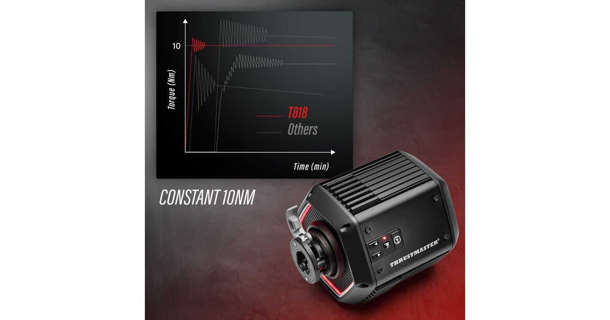 ThrustmasterT818 Black Edition stuurbasis  (Zwart)