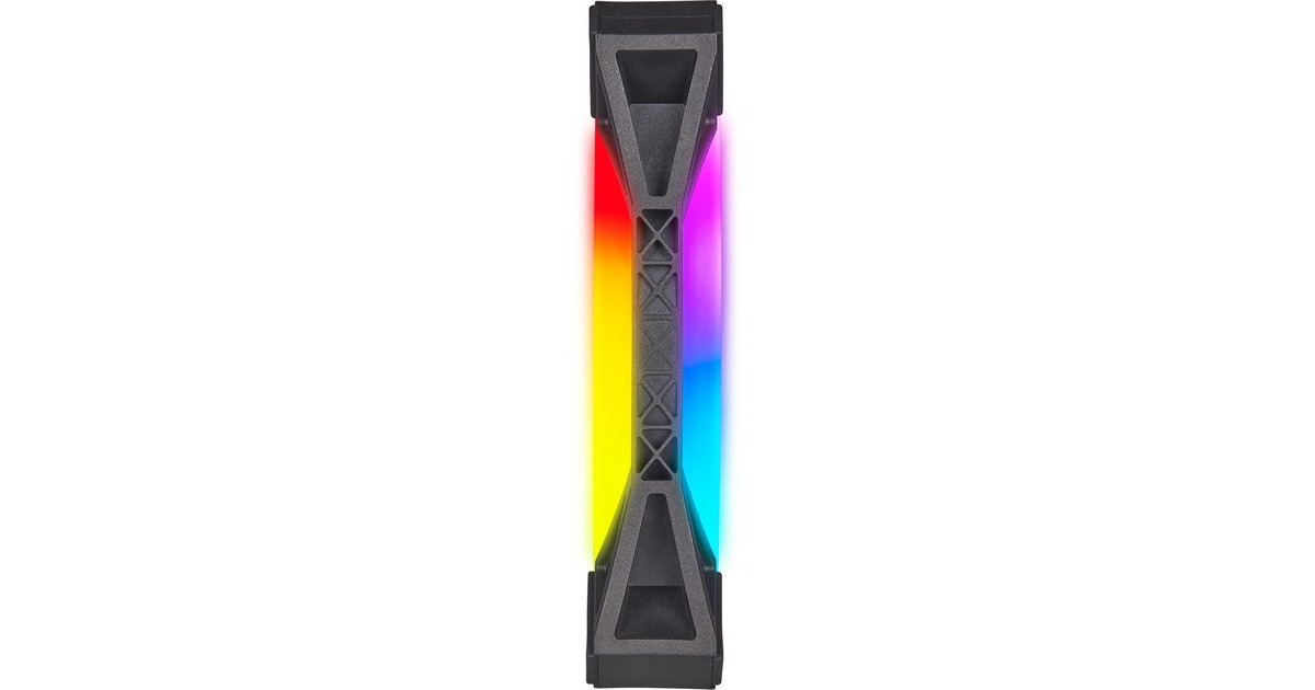 CorsairiCUE QL140 RGB case fans  (Zwart, 2 stuks, 140 x 140 x 25 mm, PWM)