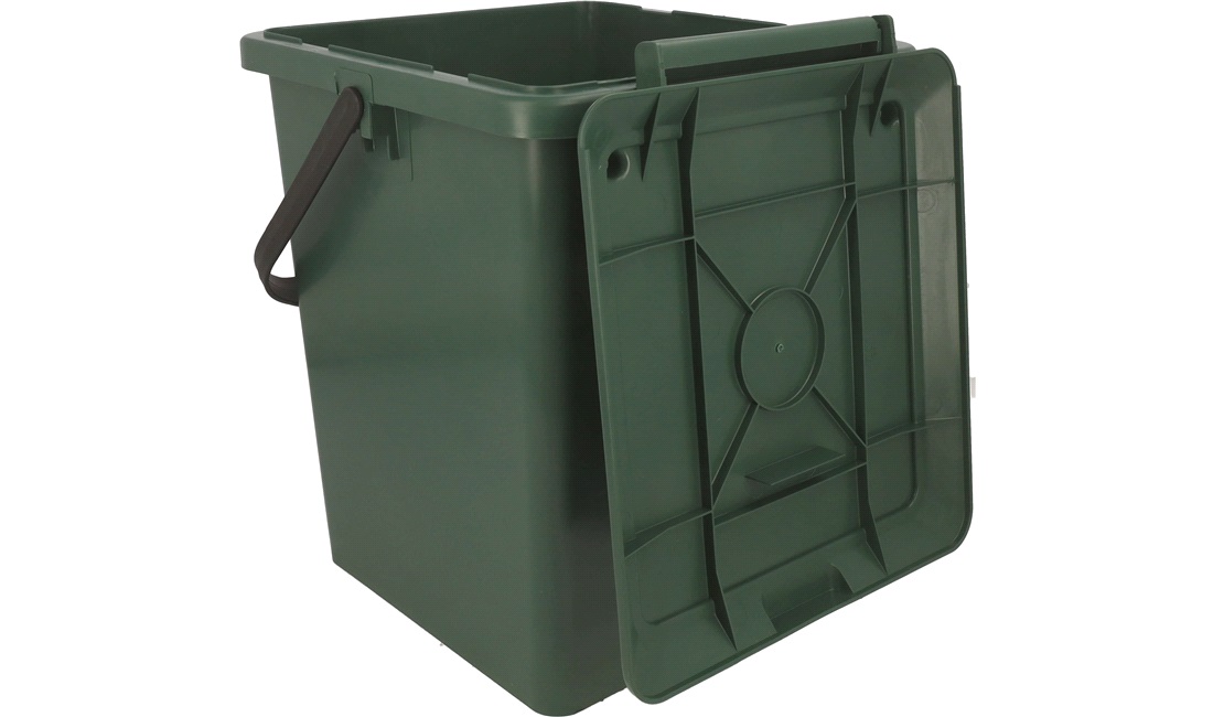 Skraldespand m/låg, 10L