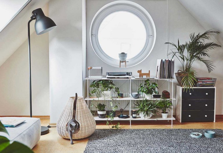 MiaCara Perla kattenmand Ø55.6 rattan