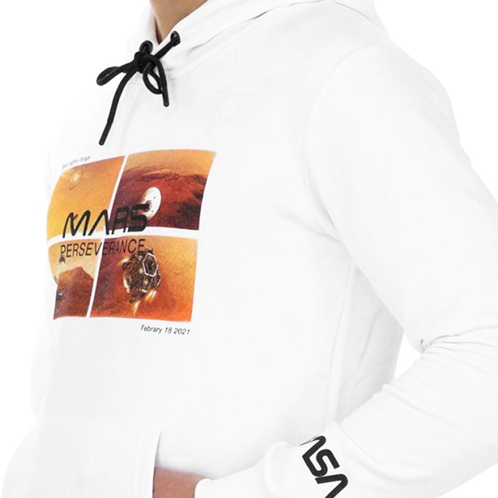 Nasa Sweat Capuche Blanc Homme Nasa 08H