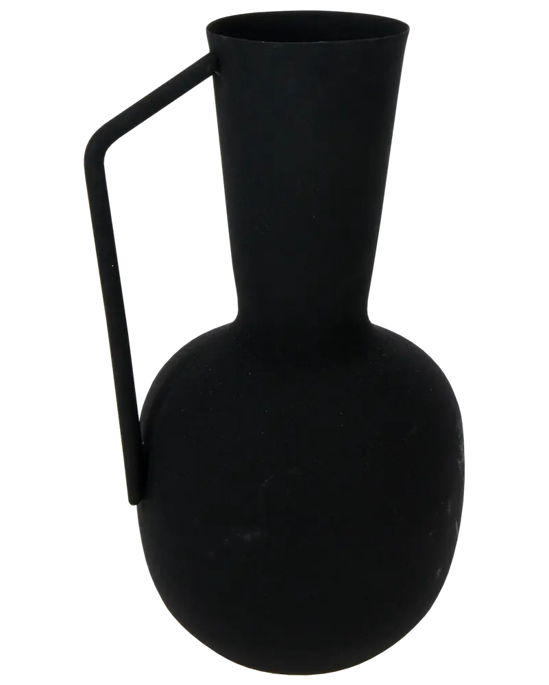 Vase i metal H. 29 cm ass. varianter - sort