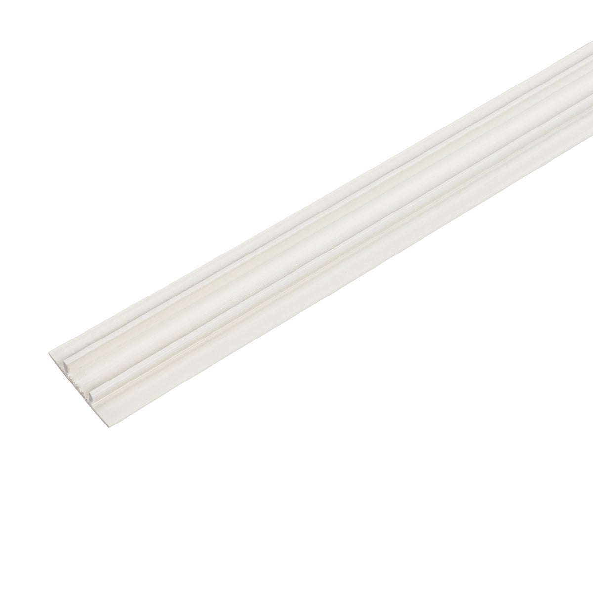 Afdekplaat voor 1-fase rail, wit, 87 cm