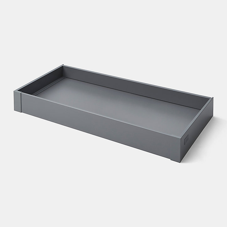 Façade de tiroir intérieur de cuisine Soto gris anthracite l. 100 cm GoodHome