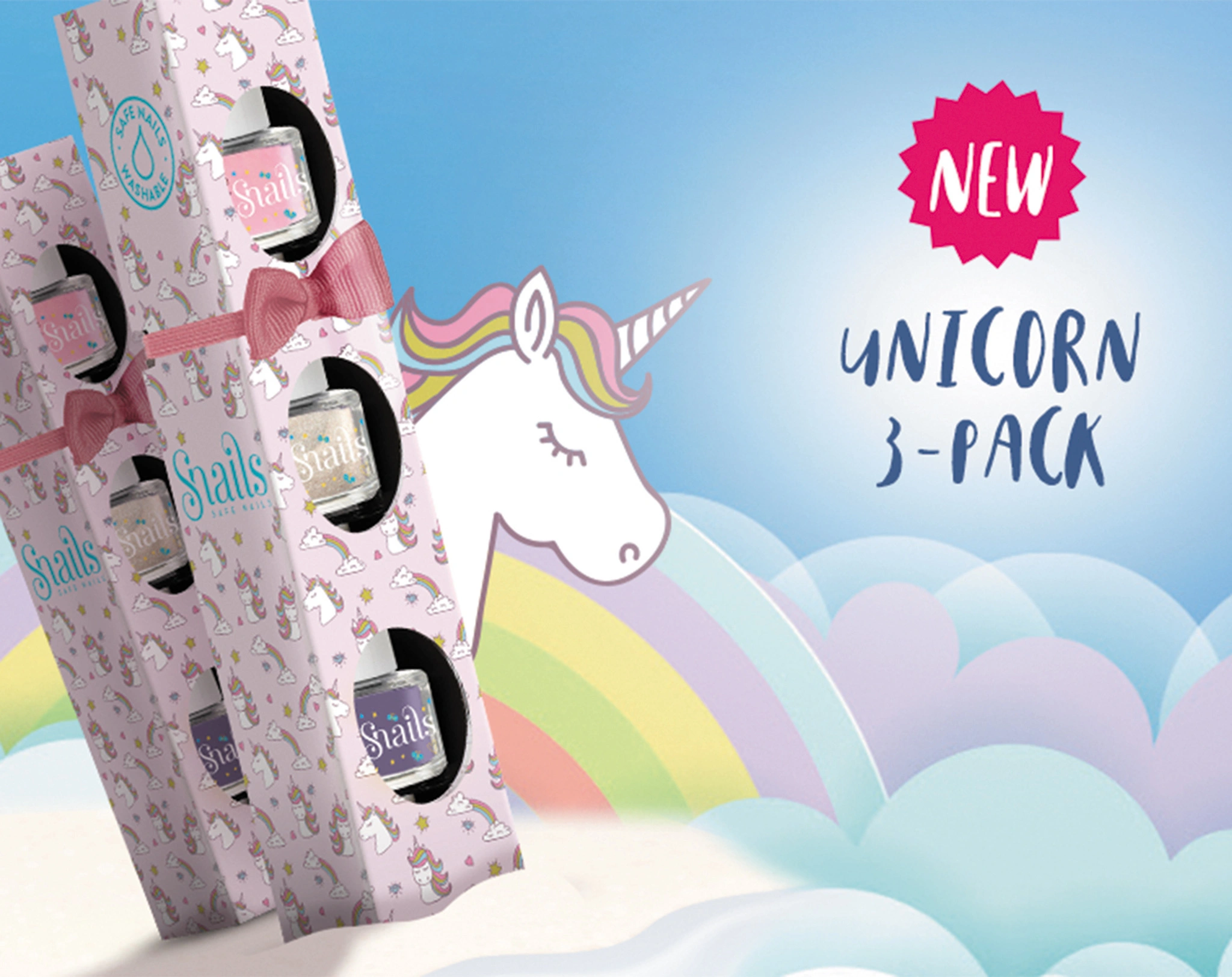 Nagellack-Set MINI EINHORN (3x7ml)