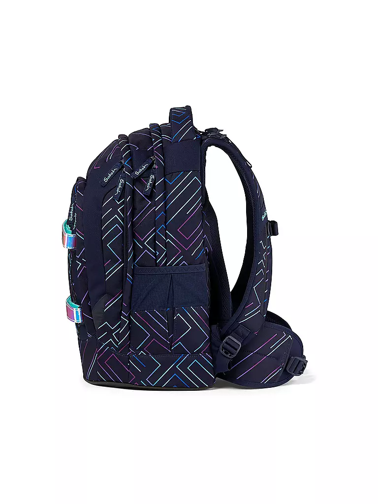 SATCH Schulrucksack Satch Pack Purple Laser dunkelblau
