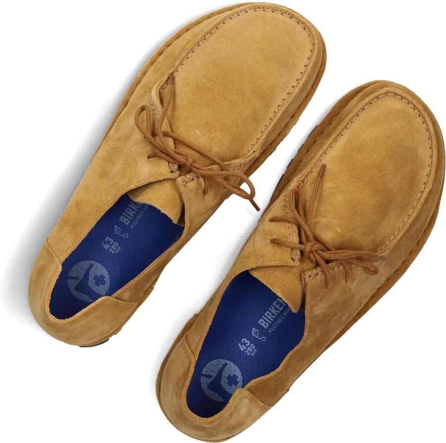 BIRKENSTOCK Veterschoenen Heren Utti Lace M Maat: 40 Materiaal: Suède Kleur: Camel