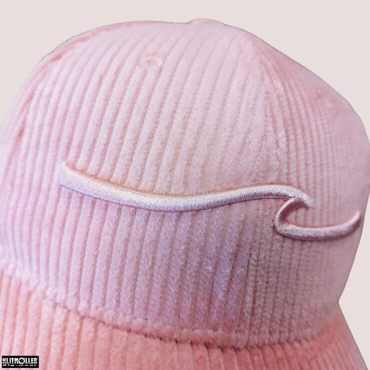 Klitmøller Rig Wear Dad Corduroy Wave Kasket Pink