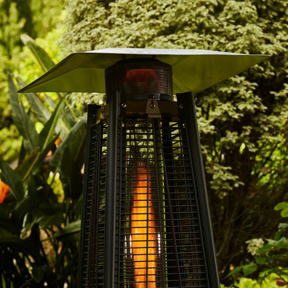 Chauffage extérieur gaz Flamme noir