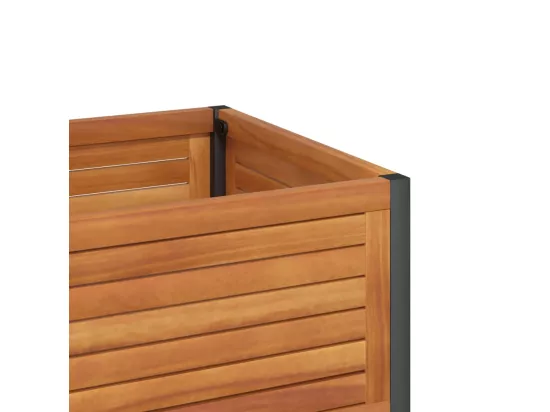 Jardinière bac lit surélevé marron 80 x 45 x 80 cm 02_0038619