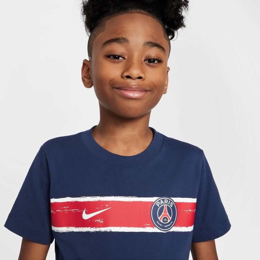Paris Saint-Germain Heritage T-Shirt - Bleu Marine Enfant