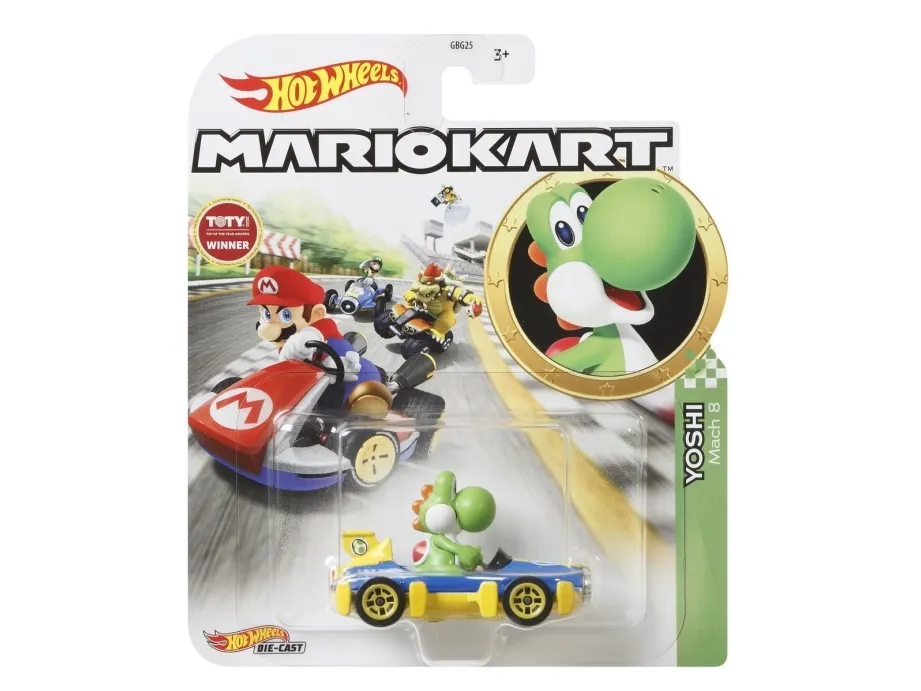 Hot Wheels Mario Kart Replica Diecast Asst.
