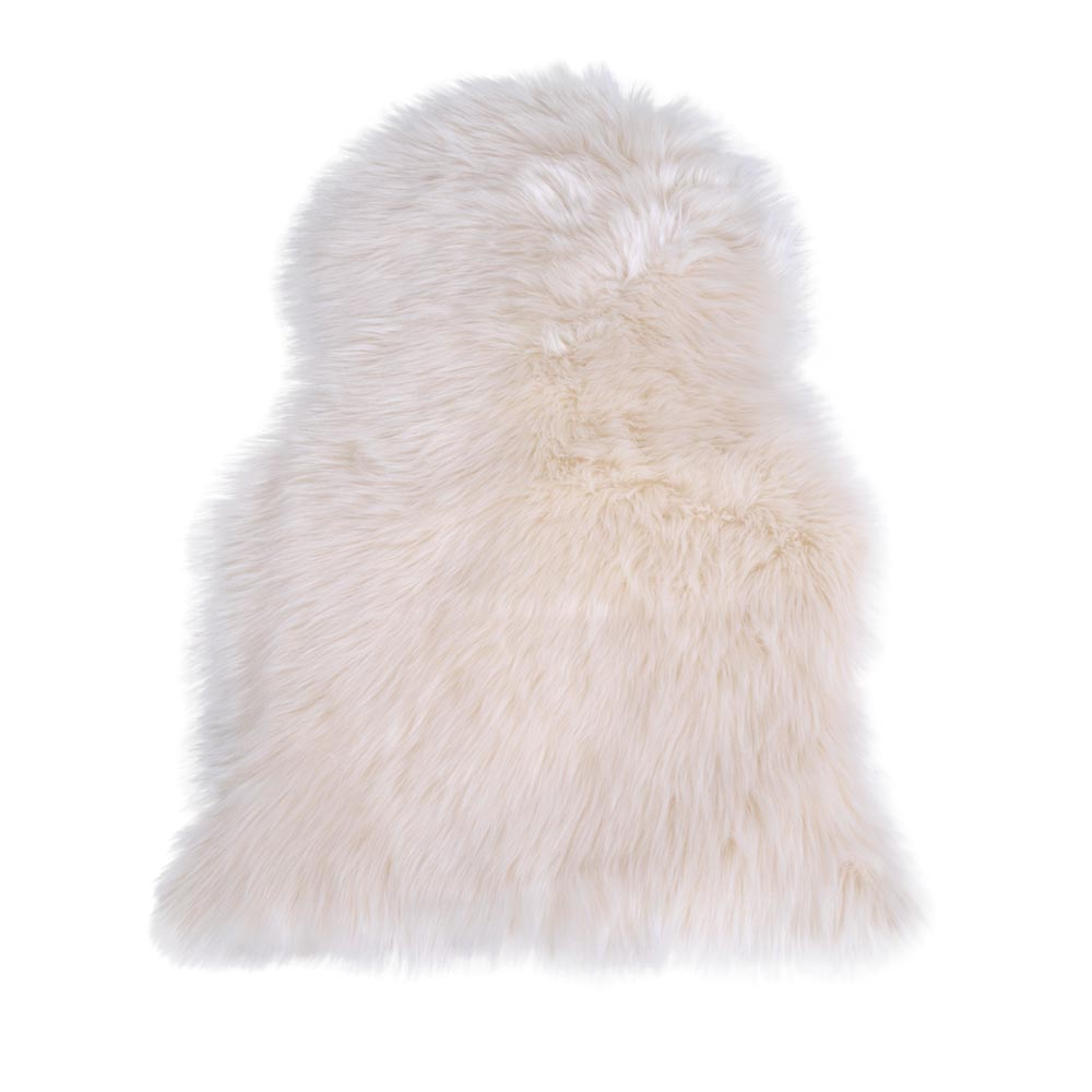 Schapenvacht Benthe polyester Wit