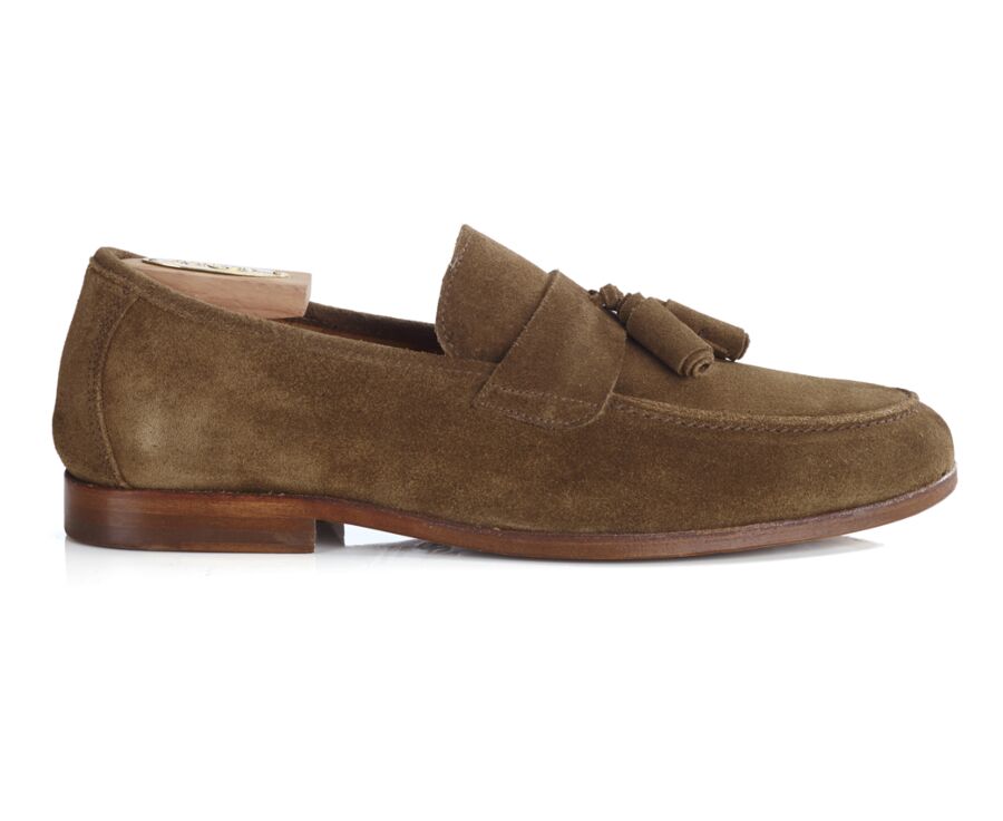 Mocassin homme cuir velours chamois - BROGLIO