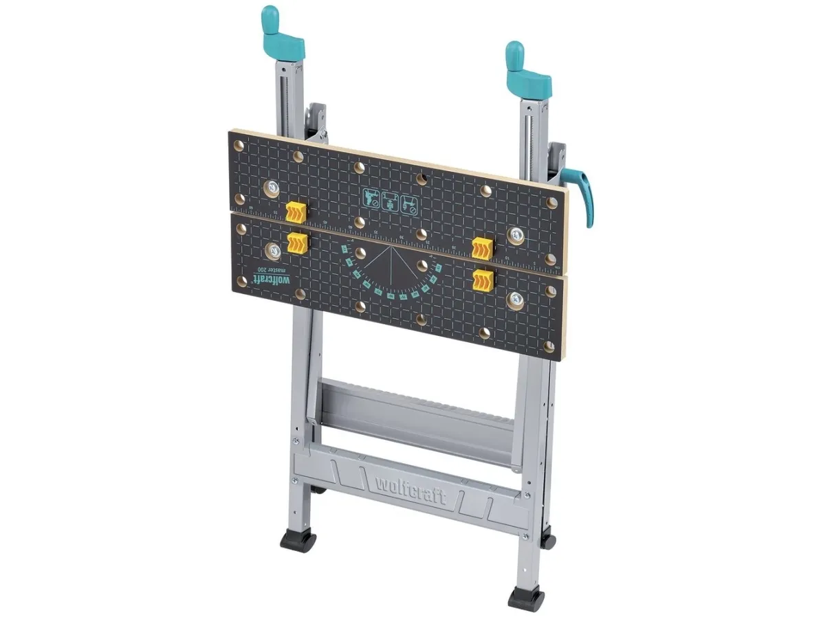 wolfcraft GmbH MASTER 200, Savbuk arbejdsbord, MDF, Aluminium, Sort, 180 kg, 14,5 cm, 36,5 cm
