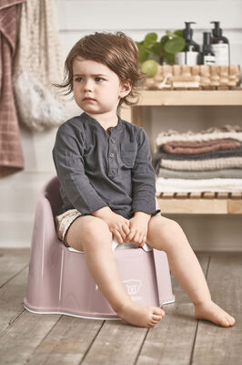 BabyBjörn Pottestol, Powder Pink/White
