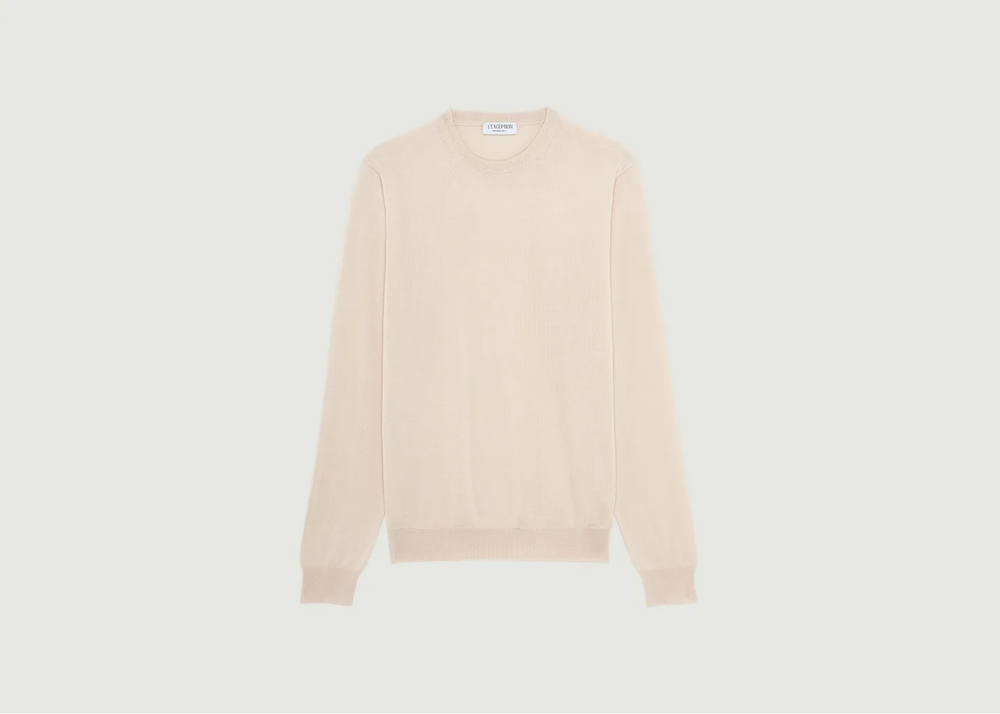 Pull col rond en laine mérinos L'Exception Paris