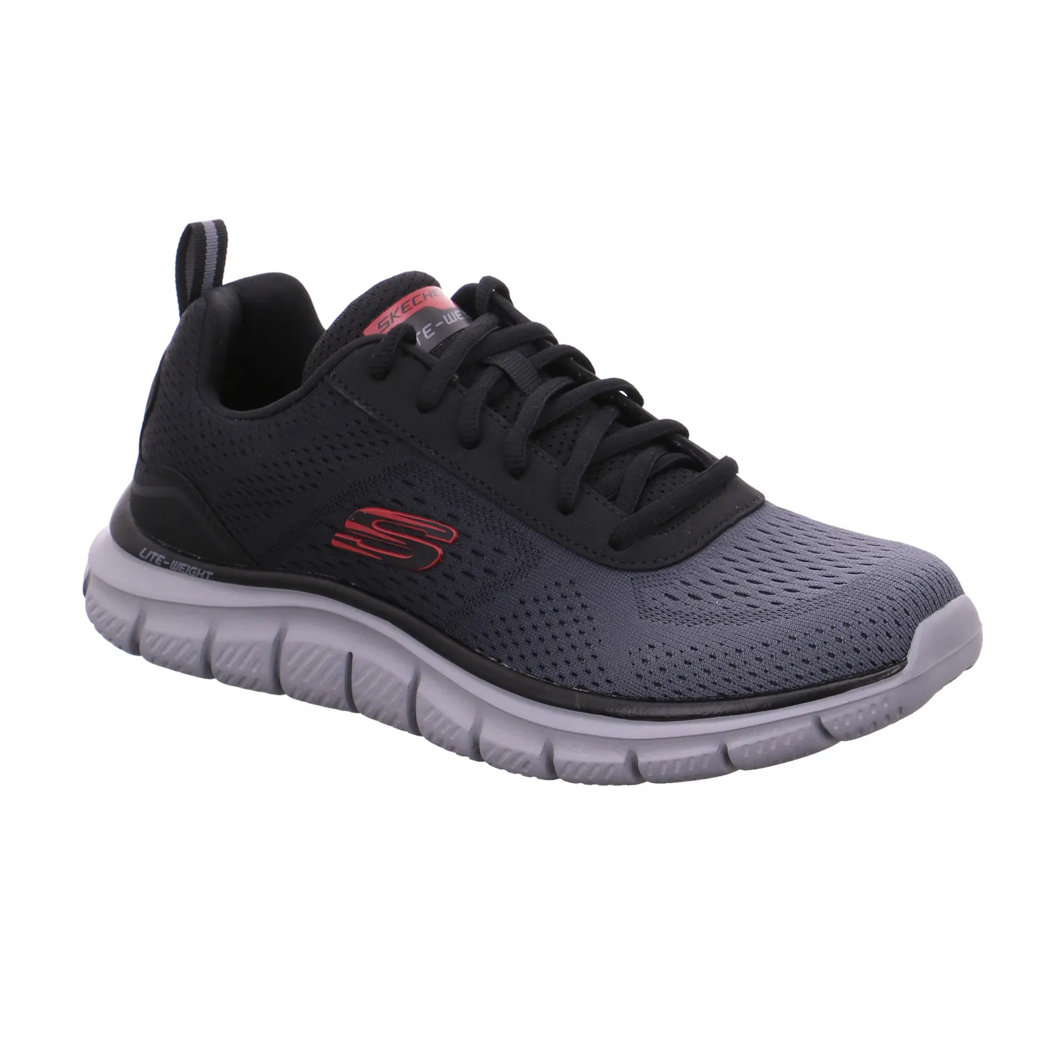 SKECHERS Halbschuh Schwarz Lederimitat
