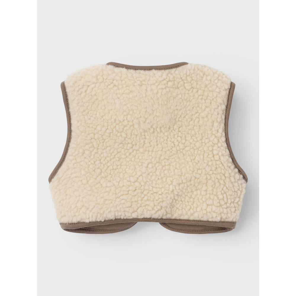 Køb Lil'Atelier Turtledove Nbmjono Rlx Sherpa Vest Lil